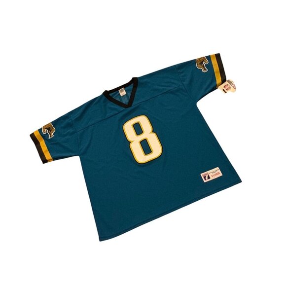Vintage 90s Logo 7 Jacksonville Jaguars Mark Brunell #8 NFL Jersey Men's XL NWT - Picture 3 of 9